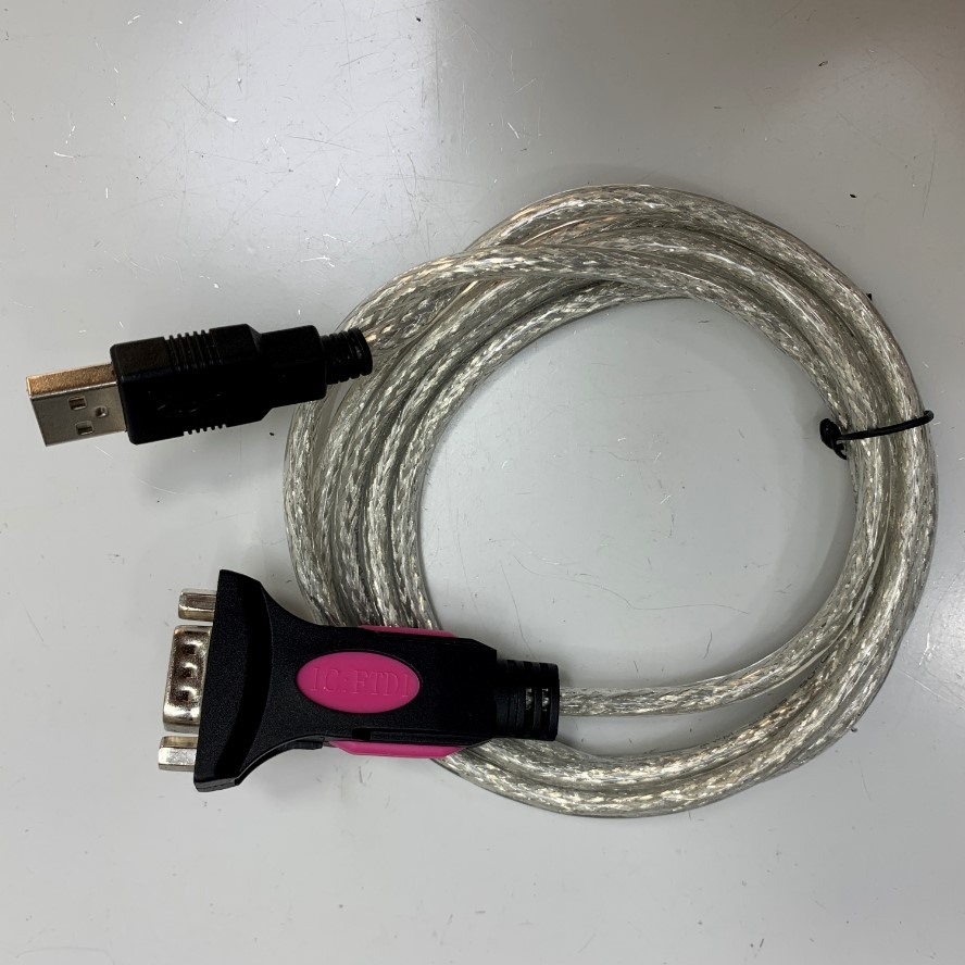 Cáp 1.8M 6ft USB 2.0 to RS232 Male FTDI Chip Cable 1.8 Meter For Motor Servotronix CDHD C7 Serial Cable Communication