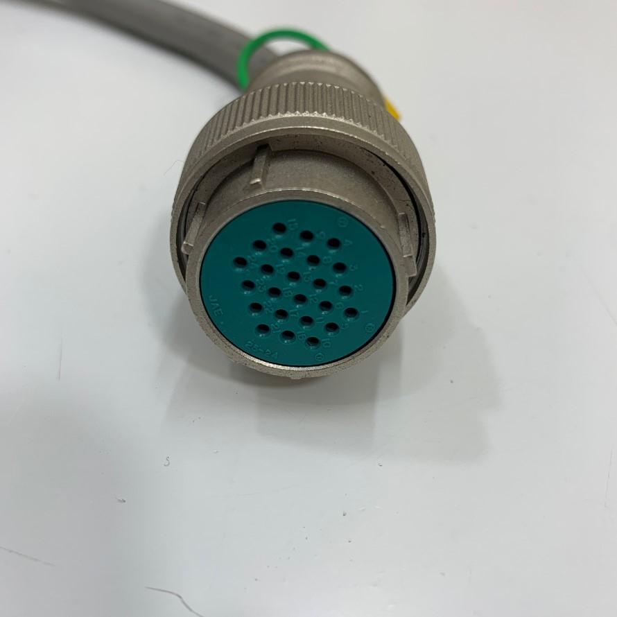 Cáp Kết Nối Máy Công Nghiệp JAE Circular 24 Pin Male to Female Connector SRCN Series Cable 6.5Ft Dài 2M For Denso Robot, HGR Industrial Surplus