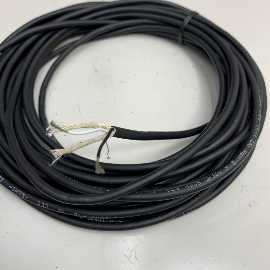 Cáp Điều Khiển 10M 33ft IMOTPEV-S 22AWG × 2C (0.3SQ) E211405 UL 2517 105°C 300V VW-1 For Industrial Power Robot Cable