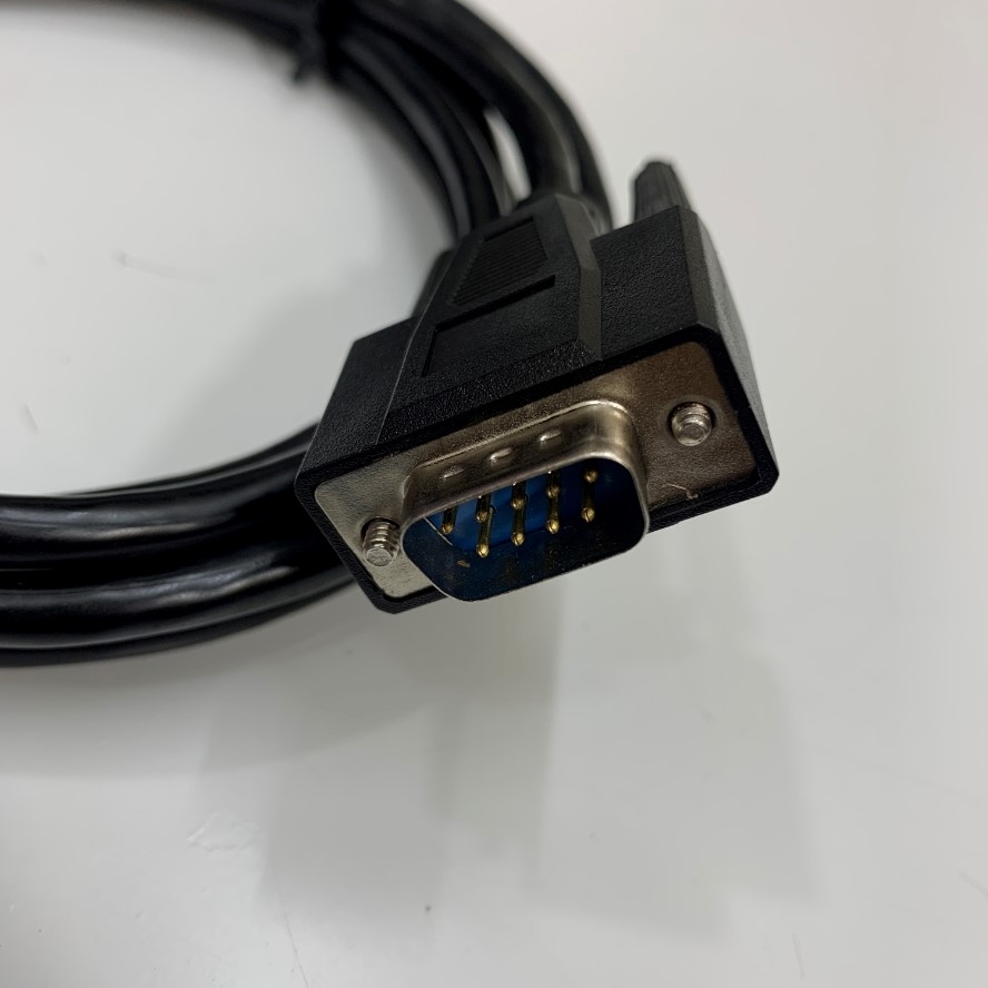 Cáp Honeywell 1950HHD Xenon XP Barcode Scanner 2D Serial RS232 Cable Dài 1.8M Connector RJ50 10 Pin 10P10C to DB9 Male For Barcode Scanner and PLC/HMI