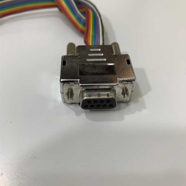 Cáp Chuyển Đổi Flat Ribbon Cable 10 Pin IDC Connector Pitch 2.54mm to RS232 DB9 Female Length 30Cm