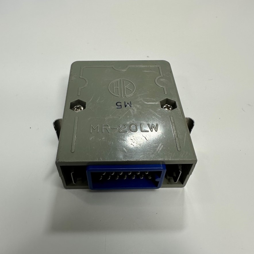 Bộ Jack Honda MR-20LW 20 Pin Male Connector with Crimp Pins For Honda Fanuc, Fuji, Okuma, CNC, DNC Machines, Servo Motor Drive I/O Plug Connector