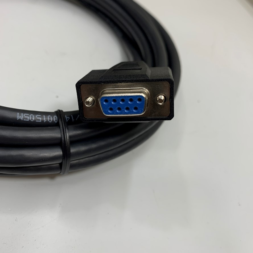 Cáp Điều Khiển PFXZC3CBA51 Cable Dài 5M 17ft RS232 Cable Shielded Connector DB25 Male to DB9 Female For HMI Proface GP 4000 Series with PLC Mitsubishi PLC A Series CPU