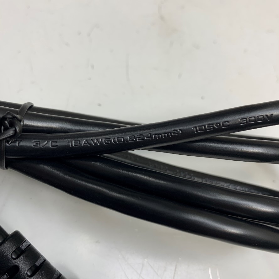 Dây Nguồn 1.8M 6ft Cisco CP-PWR-Cord-NA= Power Cord NEMA 5-15P to C13 10A 125V/250V 18AWG 3x0.824mm² Cable For Cisco Switch Networking Desktop Computer