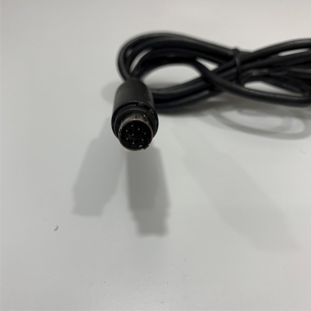 Cáp Lâp Trình GT01-C30R4-8P Cable RS-422 Dài 1.8M Mini Din 8 Pin to DB9 Male For HMI Mitsubishi GOT1000, GOT12, GOT14, GOT15 Series Với PLC Mitsubishi FX Series