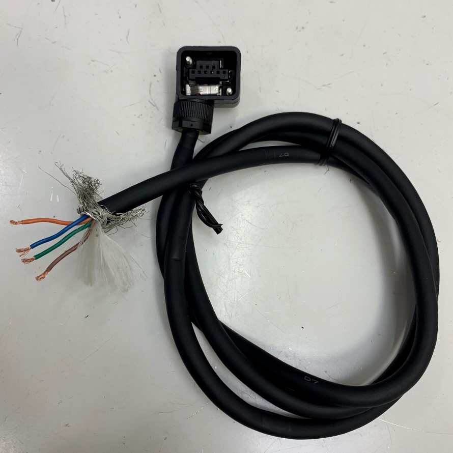 Cáp Điều Khiển 1M 3.3ft Connector Yaskawa JZSP-CSP01-03-E 9 Pin to 4 Core Ends Shielded Cable OD 6.2mm For Yaskawa Servo Motor Encoder Cable Original in Japan