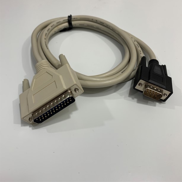 Cáp Lâp Trình GT01-C30R4-25P Cable RS-422 Dài 3M DB25 Male to DB9 Male For Use With HMI Mitsubishi GT11/GT15 Với PLC Mitsubishi FX2/FX2C/QnA/ACPU