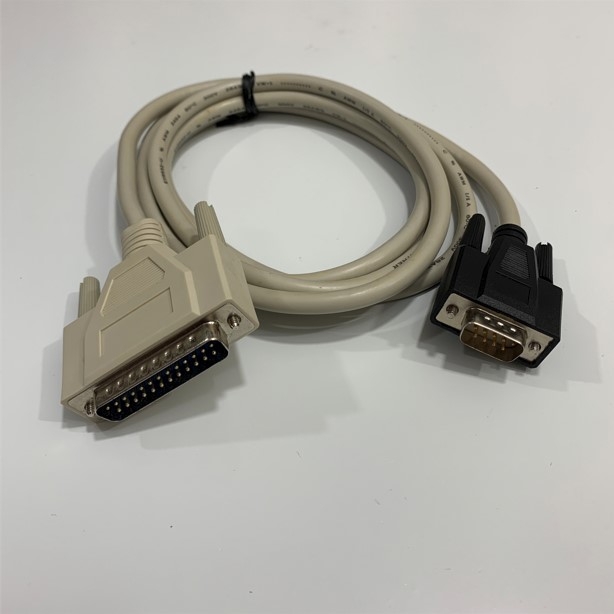 Cáp Lâp Trình GT01-C30R4-25P Cable RS-422 Dài 5M DB25 Male to DB9 Male For Use With HMI Mitsubishi GT11/GT15 Với PLC Mitsubishi FX2/FX2C/QnA/ACPU