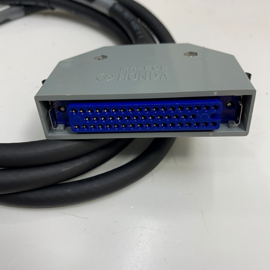 Cáp Original FANUC I/O Cable L50HHD-15S Connector Honda MR-50L 50 Pin Female to IDC 50 Pin 25*20 Pitch 2.54mm Dài 1.5M 5ft For FANUC CNC Data witch Terminal Board I/O Connection Line Cable