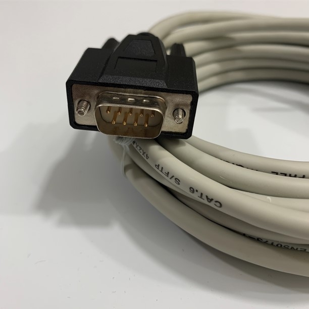 Cáp Lâp Trình GT01-C30R4-8P Mitsubishi Cable RS-422 5M For Use With HMI GT1040-QBBD, GT1045-QSBD, GT1050-QBBD, GT1055-QSBD, PLC FX1-3 Series