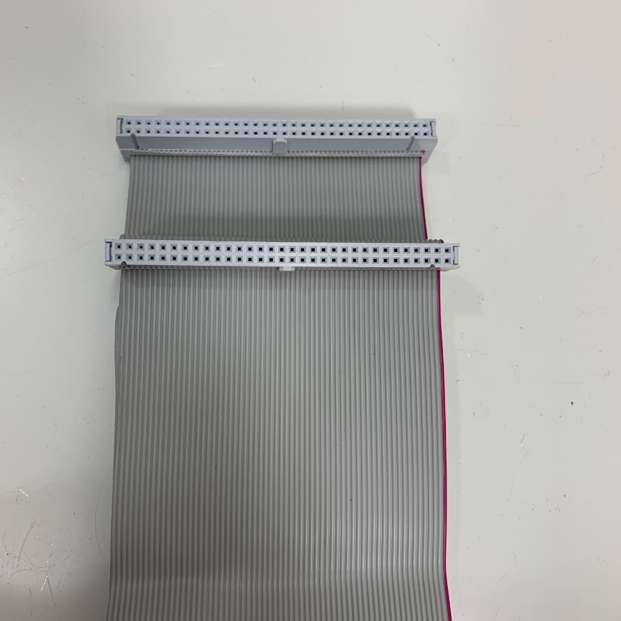 Cáp IDC 64 Pin Connector Gray Wire Flat Ribbon Cable Connector Length 1M 2.54mm Pitch