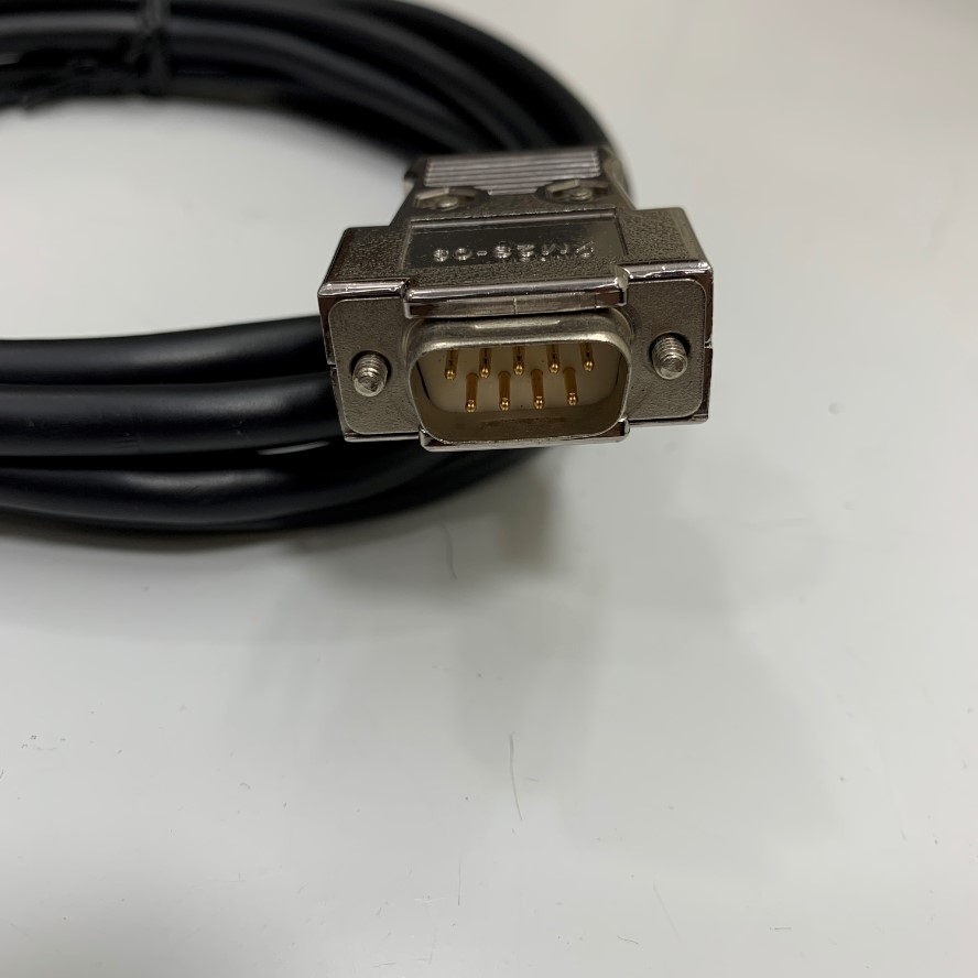 Cáp M12 12 Pin Connector Hirose HR10A-10TPA-12S(73) 12 Pin Male to DB9 Male Cable Dài 2M 6.5ft