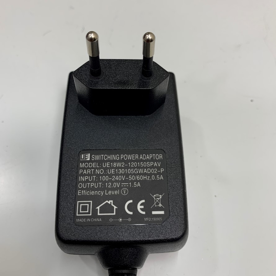 Adapter 12V 1.5A 18W OEM 46001802 - OHAUS Switching Power Supply Connector Size 5.5mm x 2.5mm For Cân Bàn Điện Tử Ohaus Defender 3000 C51, FD, T23P, T24, T31P, T32, V22, V41