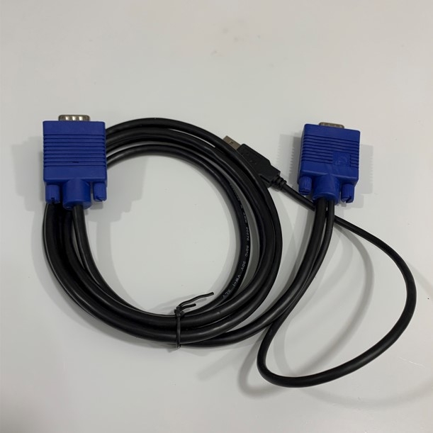 Cáp Điều Khiển CB-6 USB 2-in-1 KVM Cable Switch Cable 1.8M VGA-SVGA HDB 15-Pin Male to Male For Austin Hughes RKP117 KVM Switch