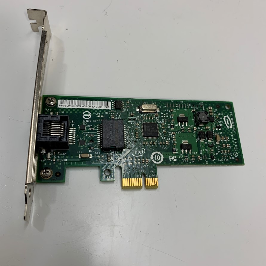 Intel Gigabit CT PCI-E Network Adapter EXPI9301CTBLK Ethernet Single Port RJ45 1Gbps 10Base-T/100Base For Industrial Ethernet Lan Card