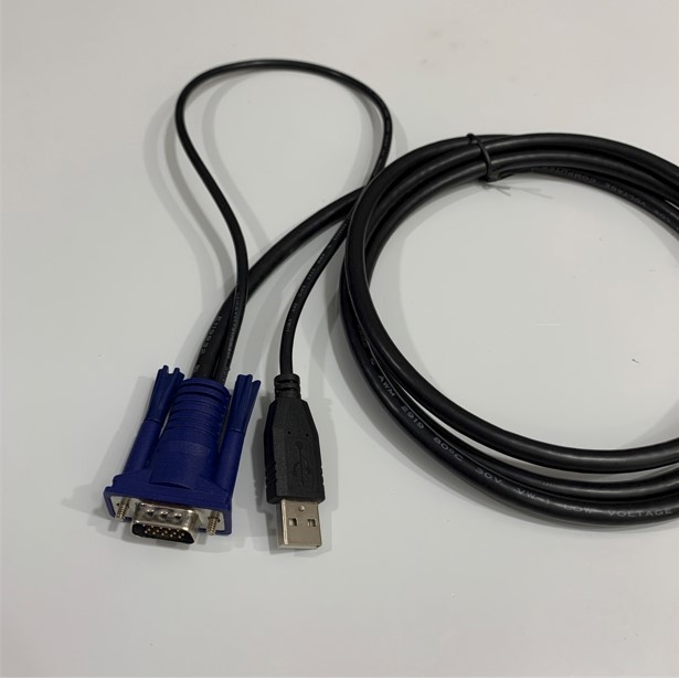 Cáp Điều Khiển 2-in-1 VGA/USB KVM Switch Cable 1.8M For USB KVM Switch VGA