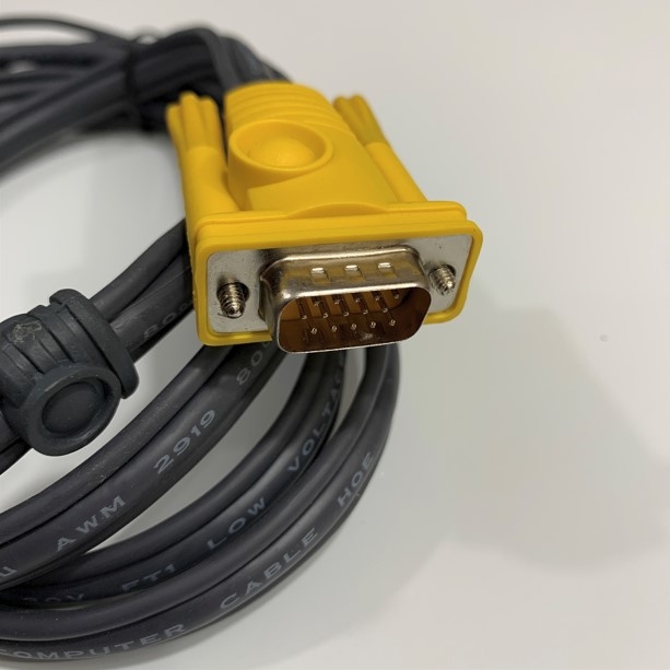 Cáp Điều Khiển 3-in-1 VGA/PS/2 KVM Switch Cable 1.8M VGA HDB 15-Pin Male to Male