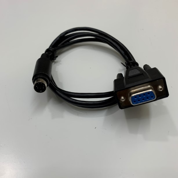 Cáp Lập Trình HMI Samkoon SK Series Với PLC LG Master-K Series Terminal is MD6M Connection Cable RS232 DB9 Female to Mini Din 6 Pin Dài 1M Có Chống Nhiễu Shielded
