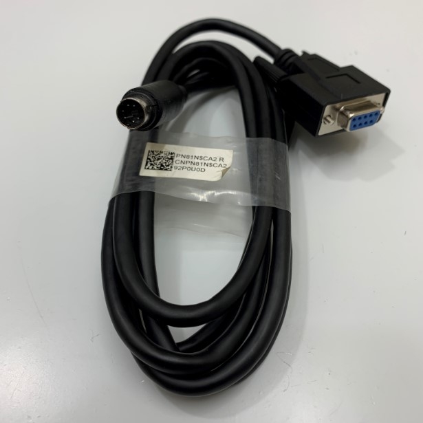 Cáp Lập Trình HMI Samkoon SK Series Với PLC LG Master-K Series Terminal is MD6M Connection Cable RS232-K10S1 DB9 Female to Mini Din 6 Pin Dài 1.8M Có Chống Nhiễu Shielded