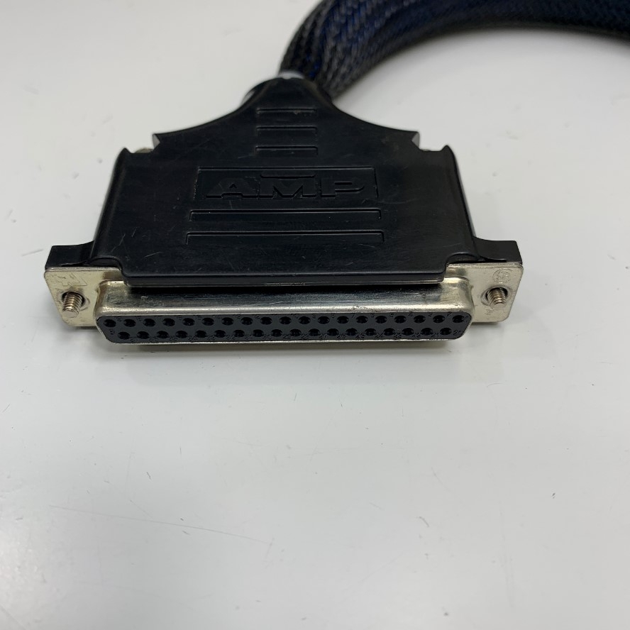 Cáp Điều Khiển Jack DB37 Female Plug 37 Pin 2 Rows D-Sub AMP Connector to 37 Core Bare Wire Open End Dài 0.3M