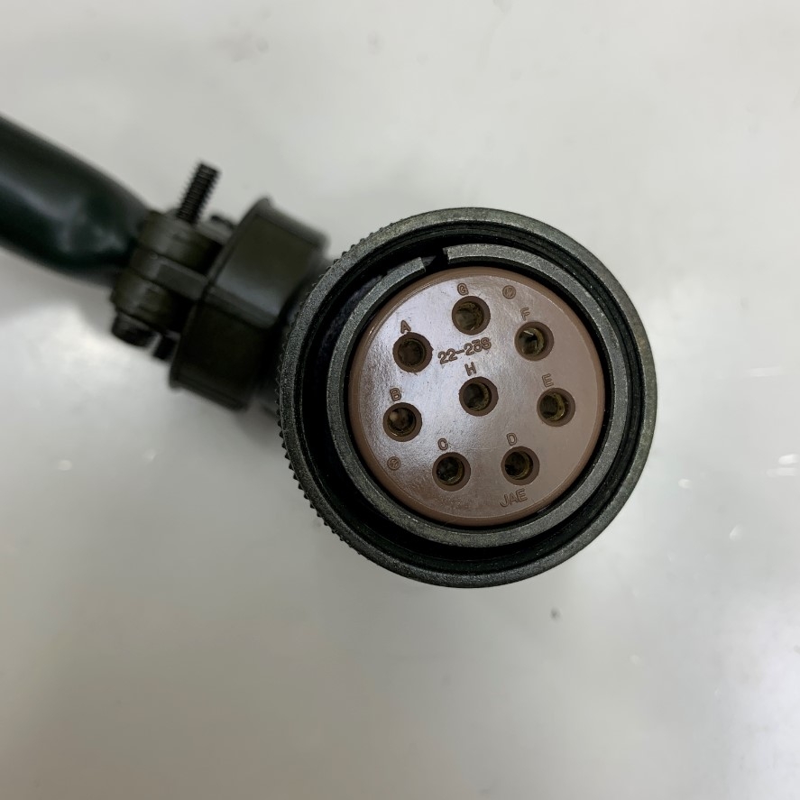 Cáp Original Mitsubishi MR-PWCE22-23S Dài 1M 3.3ft For Mitsubishi Servo Motor Power HC-SFS Series HC203SW-A42 witch Mitsubishi MDS-B-SVJ2-10 Servo Drive