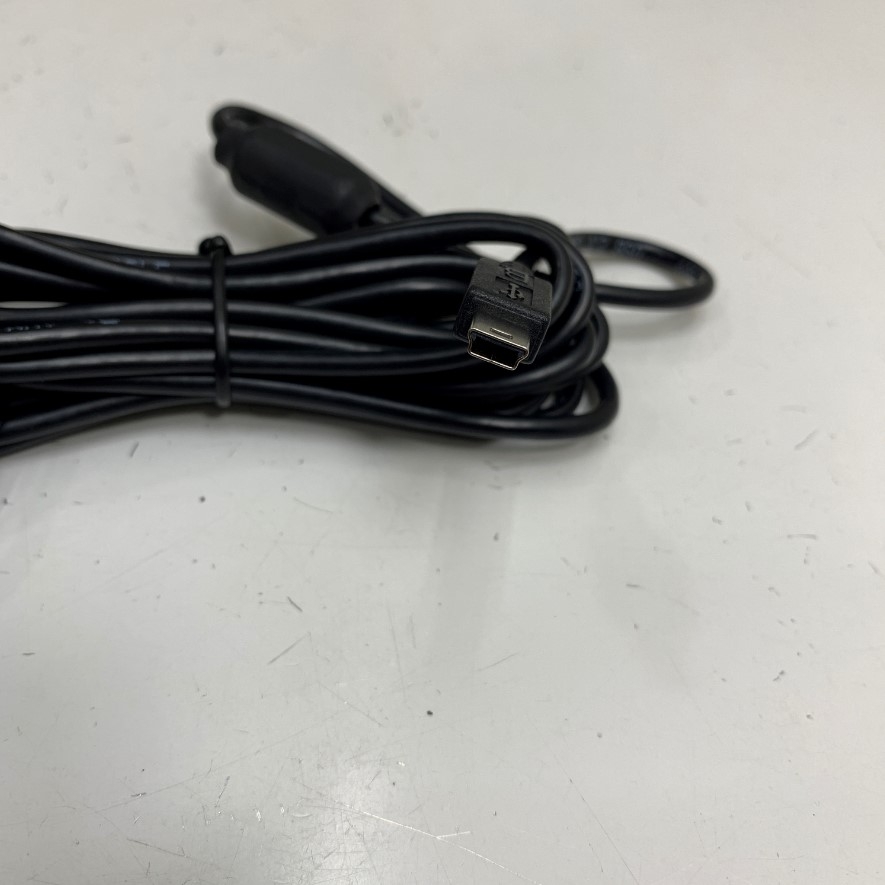 Cáp 3M 10FT Yaskawa JZSP-CVS06-03-E Programming Servo Download Cable USB Type A to Mini USB-B 5 Pin Shielded Cable E212689 2 Ferrite For Servo Driver Yaskawa with PC Computer Data