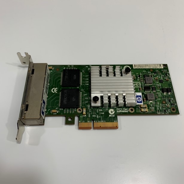 Card Mạng HP NC365T 593743-001 Quad Port Connectivity PCI-E X4 Interface 4-Port Ethernet Server Adapter 10/100/1000Mb Transfer Rate Low Profile Bracket