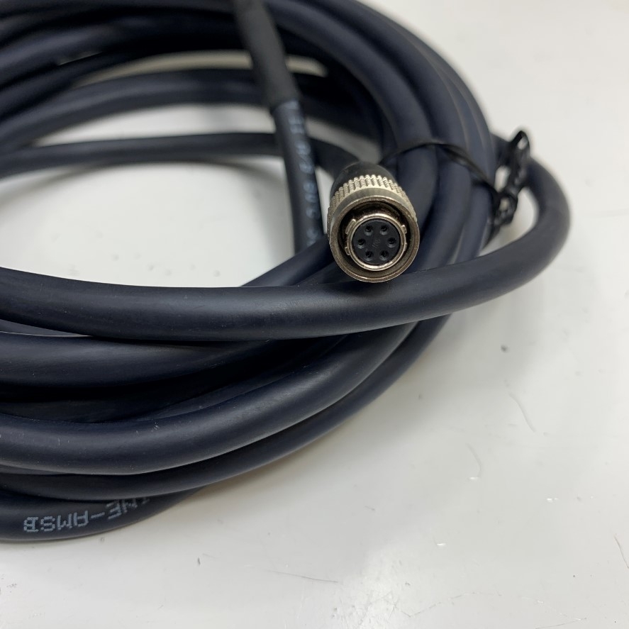 Cáp Hirose HR10A-7P-6S(73) 6 Pin Female to 6 Core Open End Dài Dài 7M 23ft Shielded Cable E203693 24AWG For I/O Power and Data Control Cable Basler Camera GigE Sony CCD Industrial