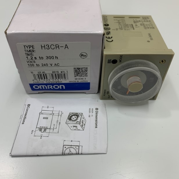 Bộ Đặt Thời Gian OMRON H3CR-A YW2012 100 to 240 VAC (50/60 Hz) 5A 250VAC 5A 30VDC