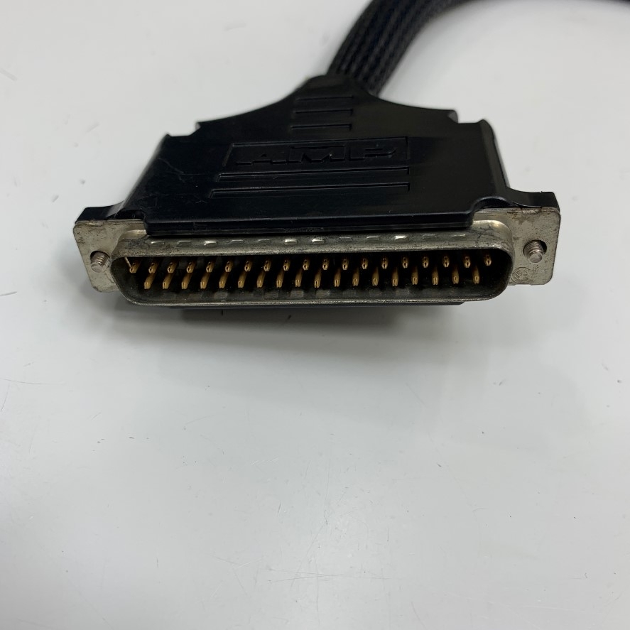 Cáp Điều Khiển Jack DB37 Male Plug 37 Pin 2 Rows D-Sub AMP Connector to 37 Core Bare Wire Open End Dài 0.3M For Industrial Encoder Servo Cable