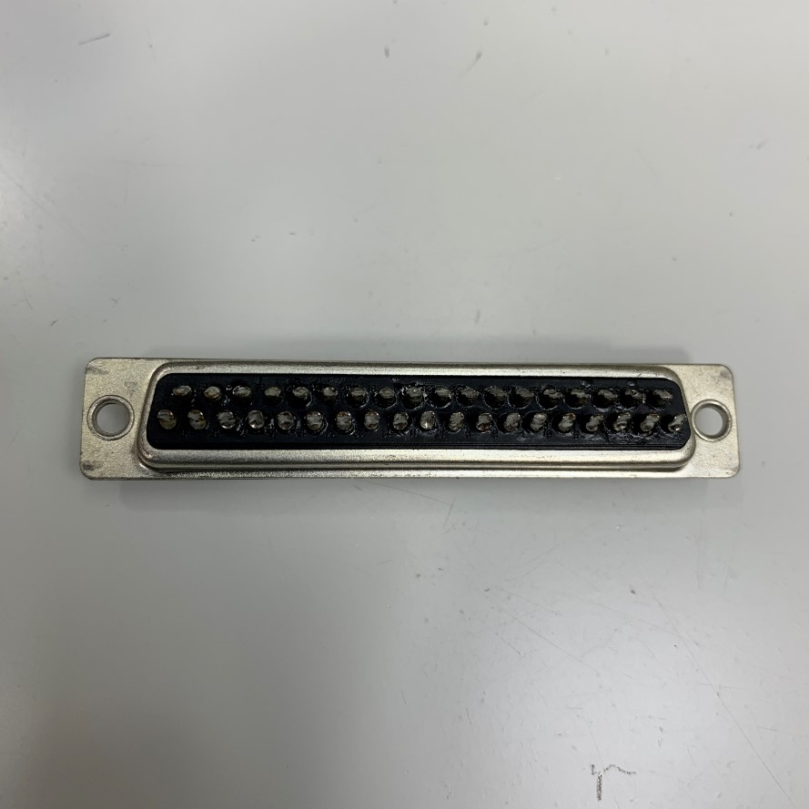 Đầu Jack Hàn AMP DB37 Female D-Sub Solder Type Gold Plated Connector For Servo Drive Encoder, Medica Hospital Adapter