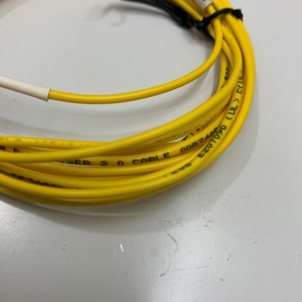Dây Nhẩy Quang Japan Original 3FT LC UPC to LC UPC Simplex OS2 Single Mode PVC Yellow 2.0mm Fiber Optic Patch Cable Length 1M