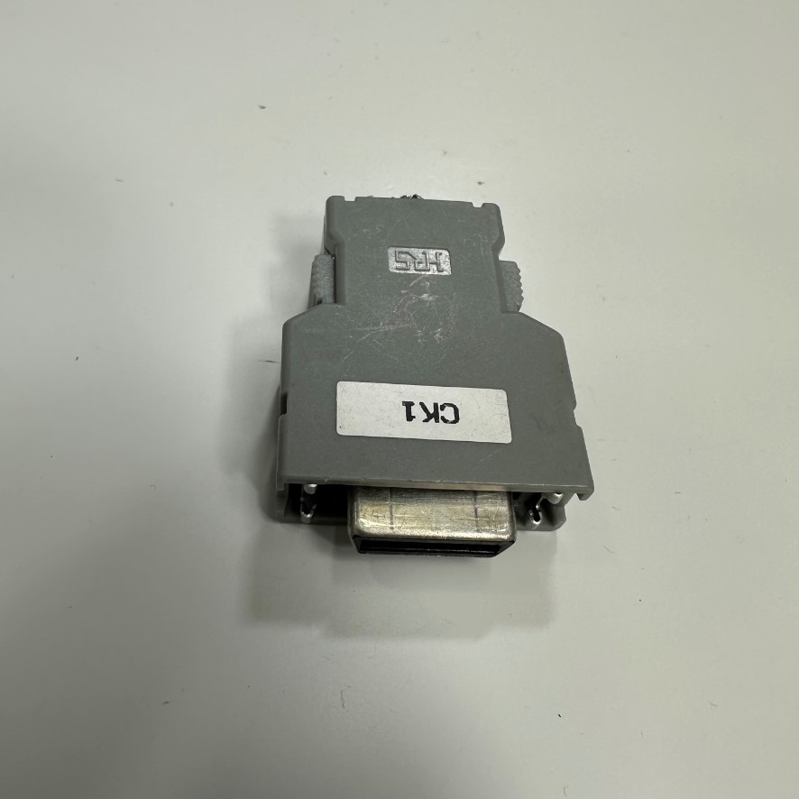 Bộ Jack Hirose HRS FI40B-20S PCR-E20F 20 Pin Female Connector IDC Type Pitch 1.27mm Gold Plated With Latch Clip For Honda Fanuc, Fuji, Okuma, CNC, DNC Machines, Servo Motor Drive I/O Plug Connector