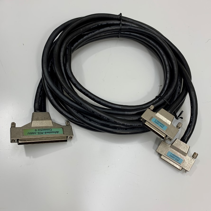 Cáp Advantech PCL-10251 SCSI II 100 Pin to two 50 Pin SCSI II Shielded Cable 3M 10ft