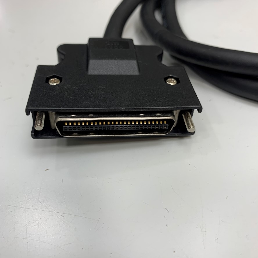 Cáp Điều Khiển SCSI MDR 50 Pin Male to Male 3M Connector With Screw Cable E108683 OD Ø 8.0mm Dài 1.3M 4ft For Servo Drive Industrial I/O Cable