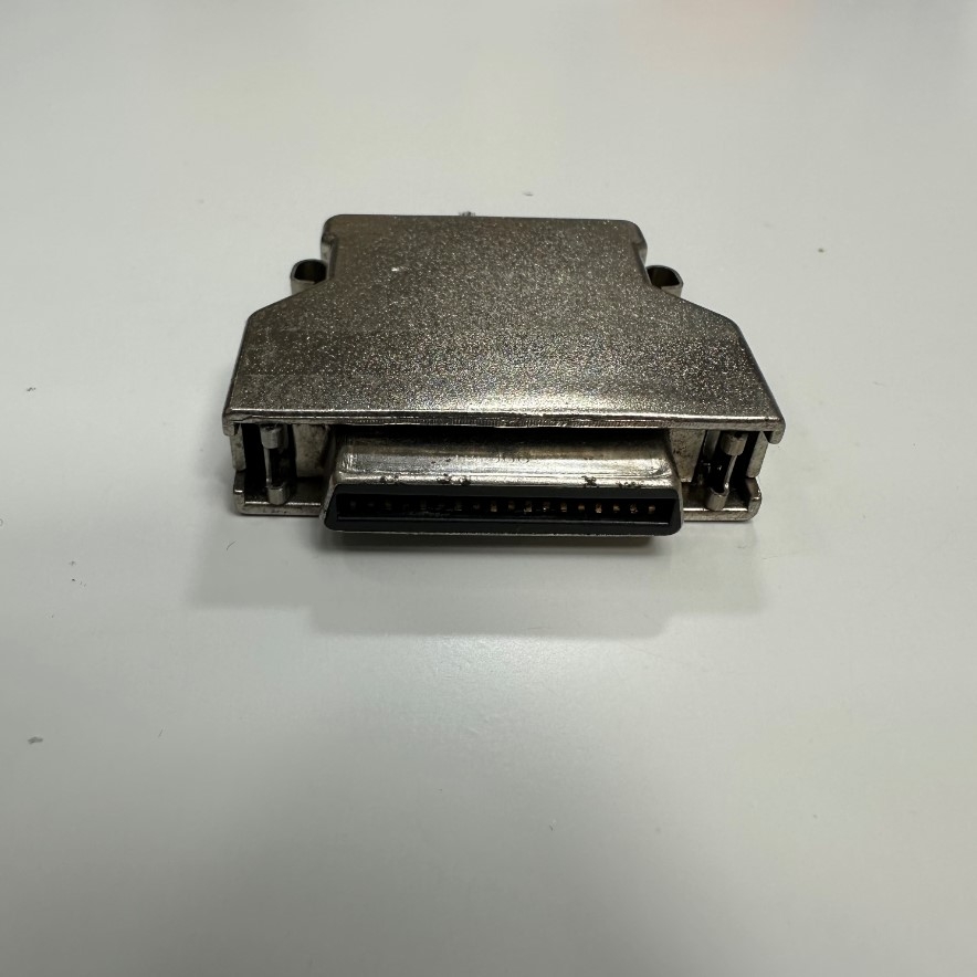 Bộ Jack Honda PCR-E36F Metal Shell Fe 36 Pin Female Connector Solder Type Pitch 1.27mm Gold Plated With Latch Clip For Honda Fanuc, Fuji, Okuma, CNC, DNC Machines, Servo Motor Drive I/O Plug Connector