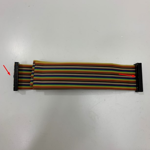 Cáp Flat Ribbon Rainbow Cable IDC 34 Pin 2.54mm Dài 1.5M For Industrial PLC/CNC/ Desk Robot Control Panel Motherboard