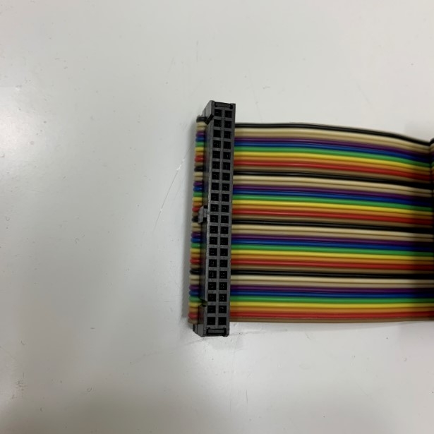 Cáp Flat Ribbon Rainbow Cable IDC 40 Pin 2.54mm Dài 1.5M For Raspberry Pi Computer Industrial Motherboard CPU Card PLC/CNC/Desk Robot