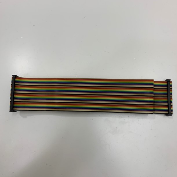 Cáp Flat Ribbon Rainbow Cable IDC 40 Pin 2.54mm Dài 1.5M For Raspberry Pi Computer Industrial Motherboard CPU Card PLC/CNC/Desk Robot