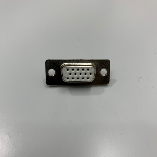 Đầu Rắc Hàn Cổng Gold Plated VGA DB15 Pin Female Solder Type Connector Socket 3 Row For PLC/CNC/Desk Robot