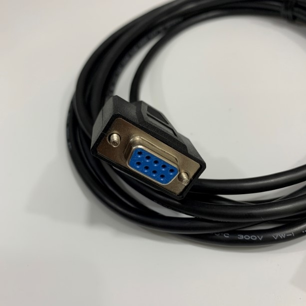 Cáp Kết Nối 6232-9F9F-06CRE RS232 Communication Cable Crossover Serial DB9 Female to DB9 Female Black Length 1.8M