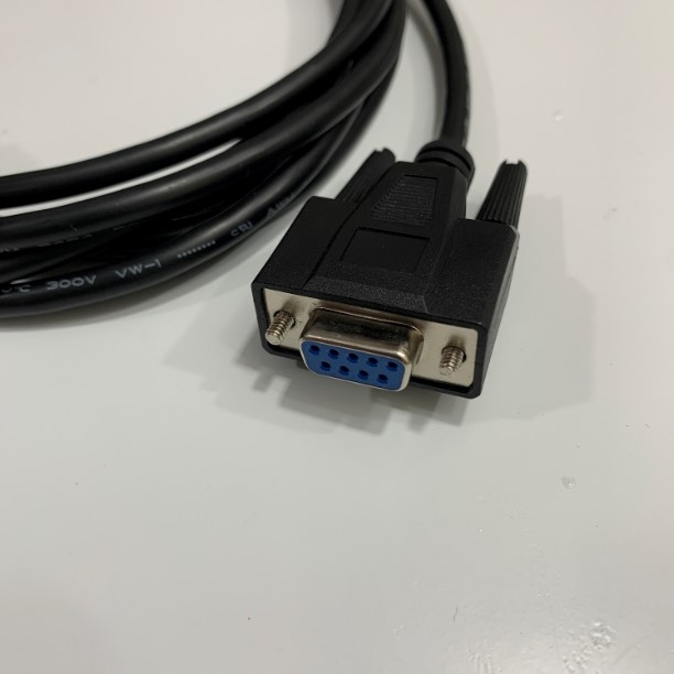 Cáp Kết Nối 6232-9F9F-06CRE RS232 Communication Cable Crossover Serial DB9 Female to DB9 Female Black Length 1.8M