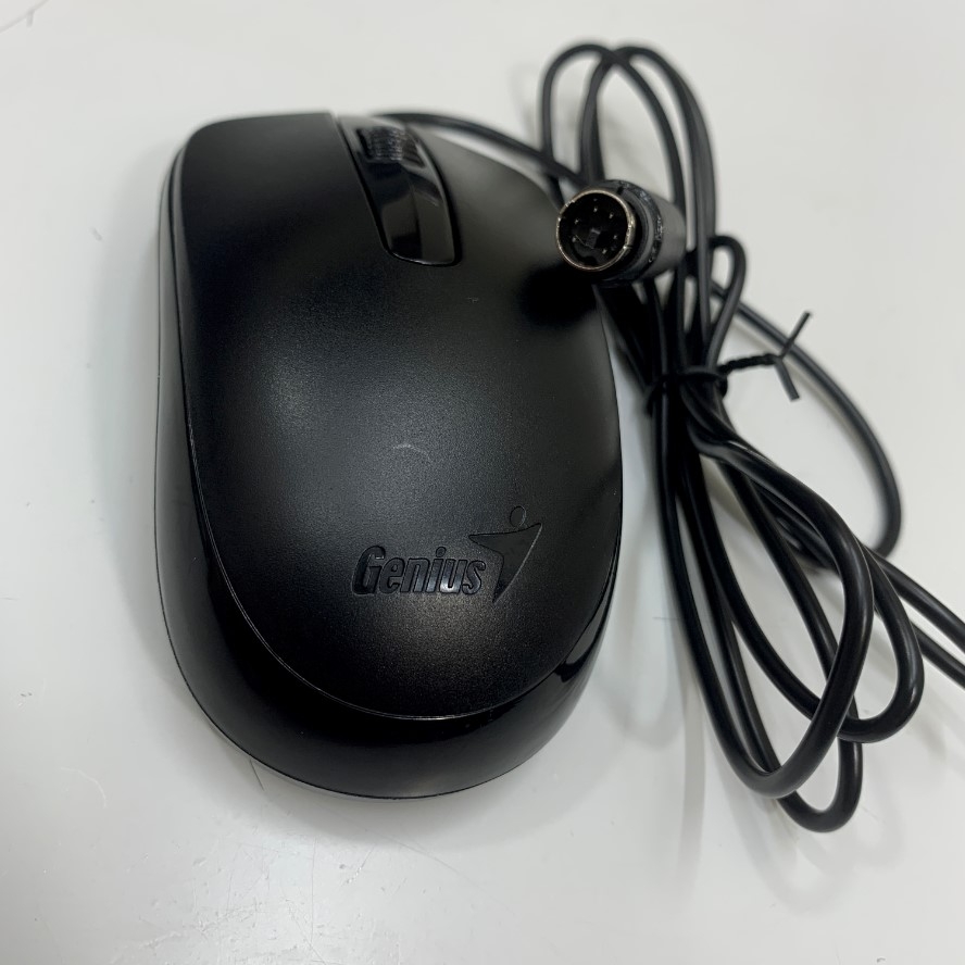 Chuột Quang Genius DX-120 Black PS/2 Optical Mouse 1000 DPI For Chống Đánh Cắp Dữ Liệu Máy Tính Và Xung Đột Ngắt Với Cổng USB Với Máy Tính Công Nghiệp