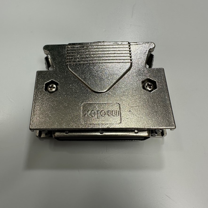 Đầu Jack Molex MDR 50 Pin Male Connector IDC Type Pitch 1.27mm Gold Plated With Latch Clip For Servo Driver Yaskawa Panasonic Mitsubishi Delta LS Electric Series Control I/O Interface