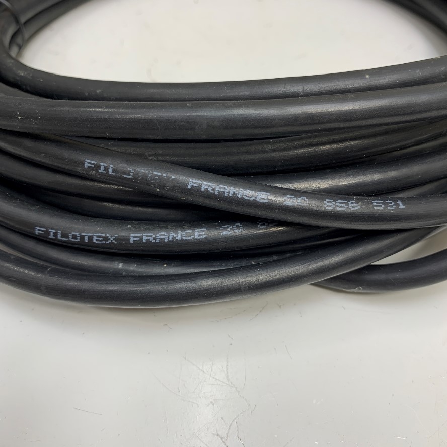 Cáp Điều Khiển Chuyển Động 1M 3.3ft Shielded Cable Filotex France 20 856 531 Cable 8 Core x 0.3mm² 22AWG 105°C 300V OD 7.6mm For Servo Motor Encoder Industrial Power and Data Cable