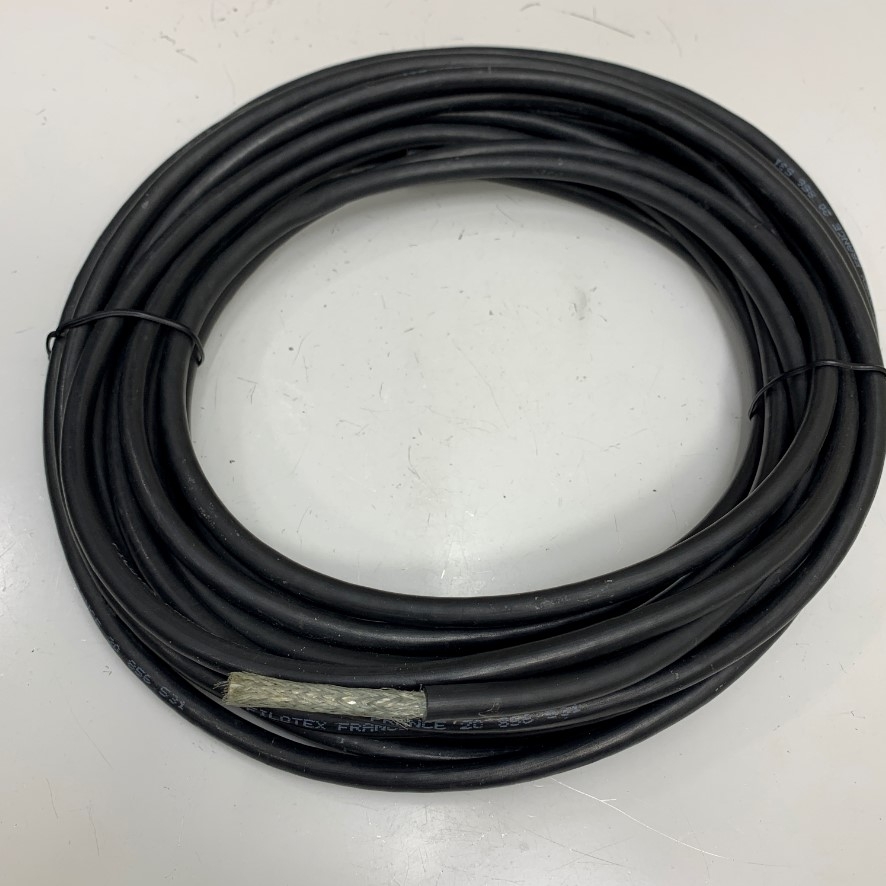 Cáp Điều Khiển Chuyển Động 1M 3.3ft Shielded Cable Filotex France 20 856 531 Cable 8 Core x 0.3mm² 22AWG 105°C 300V OD 7.6mm For Servo Motor Encoder Industrial Power and Data Cable