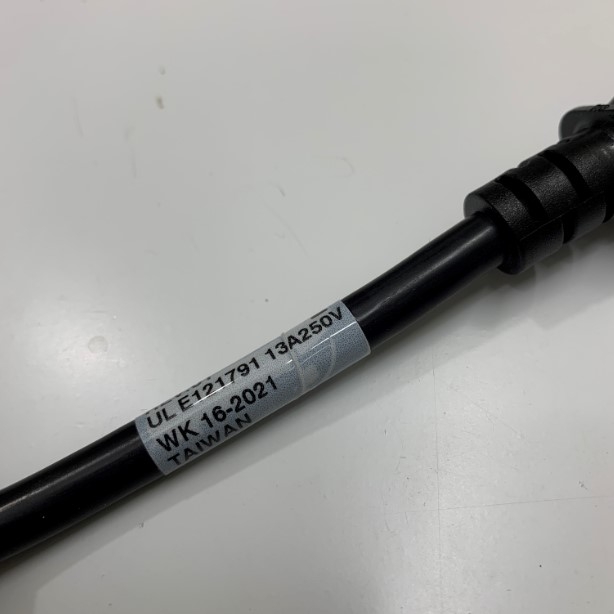 Dây Nguồn Máy Chủ Chính Hãng APC AP9870 LIAN DUNG 038-004-334 AC Power Cord IEC60320 IEC C13 to C14 13A 250V 16AWG 3x1.31mm² Cable OD 7.8mm Length 2.5M
