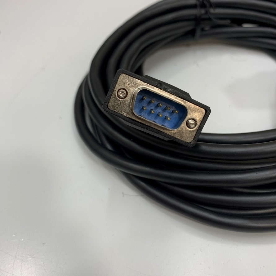 Cáp Lập Trình XW2Z-500S-V Dài 5M 17ft Communication RS232 DB9 Male to Female Cable Shielded For PLC Omron C200HE-CPU42 C200HW With Personal Computer/HMI