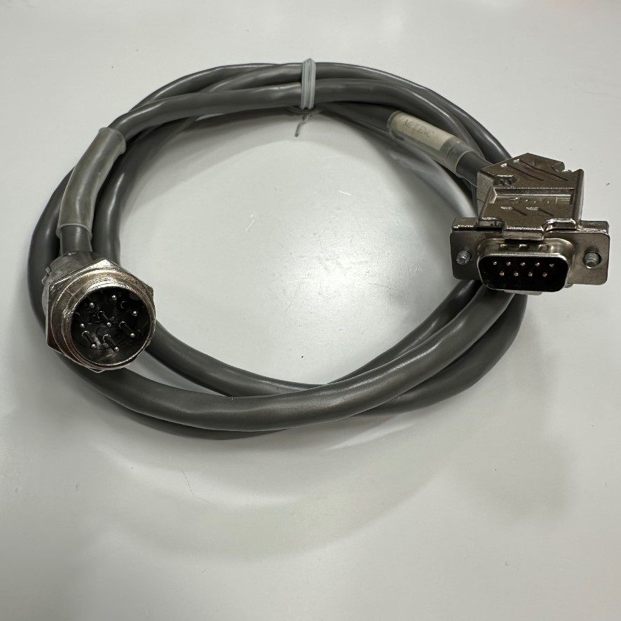 Cáp 1.5M 5ft Shielded Cable Connector APEX PLT-16 Series PLT-168-R-R 8 Pin Male Circular to DB9 Male Connector 3M 45 Degree Cable BELDEN E108998 4PR 24AWG For Signals Data And Power Industrial