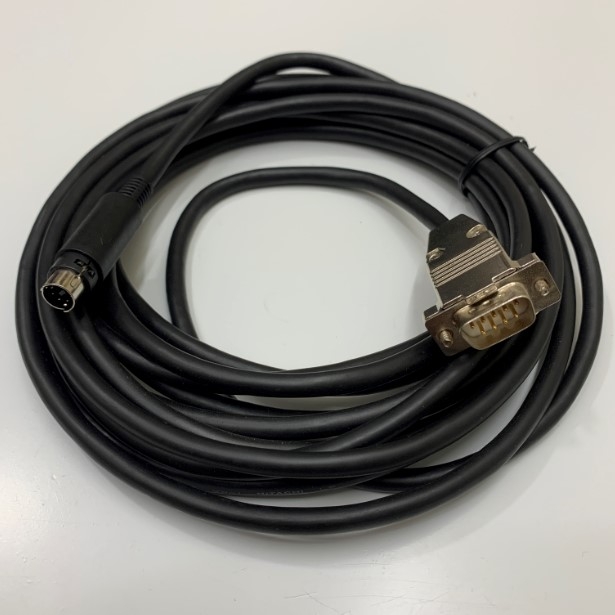 Cáp Lập Trình QC30R2 33 ft Dài 10M Cable MD6M to DB9 Male For PLC Mitsubishi Q Series Connect Computer/HMI Có Chống Nhiễu Shielded